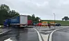 Le choc s'est produit à l'intersection entre Livange et Bettembourg. (photos police grand-ducale)