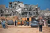 Dans Gaza ravagée, la population tente de se mettre à l’abri à chaque déclenchement d’opération.