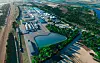 Le développeur a imaginé la future usine sur un terrain de 31 hectares situé sur la zone de l’Europort, secteur d’Uckange et Florange.