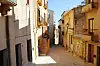 Une rue de la ville de Salemi en Sicile.