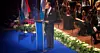 Le Grand-Duc Henri prononce son discours lors de la Fête nationale 2015 à la Philharmonie.
