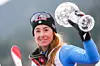 L'Italienne Sofia Goggia, quadruple n° 1 mondiale en descente, a décroché dimanche son premier globe du super-G.