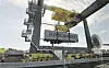 Le nouveau terminal intermodal peut manutentionner jusqu'à 600 000 conteneurs et semi-remorques par an.