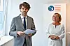 Le secrétaire général de l’AMMD, le Dr Guillaume Steichen, et la ministre de la Santé, Paulette Lenert.