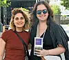 Maria et Anna-Maria, deux Chypriotes, profitent de la capitale durant deux heures pour se «dégourdir les jambes».