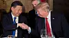Xi Jinping et Donald Trump.
