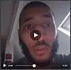 Au début de son Facebook live, le tueur de Magnanville commence par prêter allégeance à Abu Bakr al Bagdadi. (capture Twitter / Facebook)