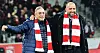 Vendredi soir au stade Pierre-Mauroy : passation de pouvoir entre l'ex-président du LOSC, Michel Seydoux, et le nouvel homme fort du club lillois, Gérard Lopez.