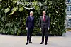 Luc Frieden avec David A. Zapolsky, le vice-président d'Amazon chargé des affaires internationales.