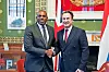 David Lammy et Xavier Bettel.