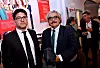 Bruno Teixeira de l'UGT et Carlos Trindade de la CGTP, le 17 octobre à Esch-sur-Alzette. (Photo: Isabella Finzi)