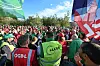 Le piquet de protestation s’est déroulé ce vendredi matin devant le Findel. Pendant plus d’une heure les manifestants ont bloqué un rond-point, situé tout près de l’aéroport.