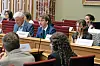 Les membres du Parlement des jeunes, dont Niels Huberty est le président, se disent satisfaits des échanges avec leurs aînés.