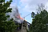 La personne dormait au moment de l'incendie.
