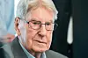 Reinhold Hanning, l'ancien SS gardien Auschwitz, lors de son procès à Detmold (est de l'Allemagne), le 20 mai 2016.