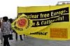 Greenpeace dénonce régulièrement la dangerosité des centrales nucléaires, notamment Cattenom et Tihange (Belgique), comme ici au Luxembourg en septembre 2018. (archives Julien Garroy)