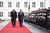 Frank-Walter Steinmeier, président de la République fédérale d'Allemagne, accompagné du Grand-Duc.