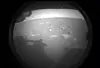 La toute première image de Mars, envoyée par le robot Perseverance.
