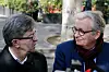 Jean-Luc Mélenchon, candidat à la présidentielle, et Pierre Laurent, secrétaire général du Parti communiste français et sénateur de Paris, le 24 février.