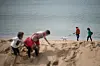 Une plage à La Baule. Le secteur du tourisme est très important en France (Photo : AFP).