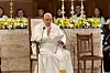 Le pape François, lors de sa visite au Luxembourg, en septembre 2024. (Le RL/Gilles Wirtz)