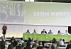 Les verts veulent «davantage de verdure et de mobilité douce», a précisé leur coprésident, Christian Kmiotek. Carole Dieschbourg (ici au pupitre), la ministre de l'Environnement, doit apprécier cet objectif.
