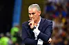 Le sélectionneur brésilien Tite pendant le match entre le Brésil et la Belgique en quart de finale à Kazan pendant le mondial 2018 (photo AFP/ Luis Acosta)