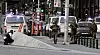 Des policiers près de la gare centrale de Bruxelles, ce 20 juin après l'explosion. (photo AFP)