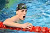Finn Kemp laisse éclater sa joie : il vient de faire exploser la barrière des 2’ sur le 200 m 4 nages.