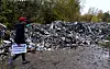 Les déchets échouaient à la frontière franco-luxembourgeoise du côté de Redange.