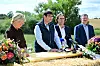 (De g. à d.) Martine Hansen, Vic Wirtz, Gilles Gérard et Marc Reiners ont présenté une solution face à l'arrêt prochain de la collecte de lait de Lactalis. (Photos : fabrizio pizzolante)