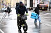 Les livreurs de Wolt, Wedely ou Uber Eats aspirent «à être considérés avec respect et dignité».