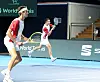 Passés à côté du premier set, Alex Knaff (à g.) et Raphaël Calzi ont retrouvé des couleurs dans le second.