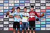 L'Espagnol Benjamin Noval s'est imposé dvant le Belge Vic De Smet et le Danois Malthe Risbjerg (Photo: @UCI_Cycling).