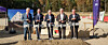 Claude Wiseler, Gilles Roth, Luc Frieden et les dirigeants de SES Adel Al-Saleh et Frank Esser ont posé la première pierre de l'usine de satellites.
