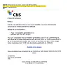 Si vous recevez ce type de message, supprimez-le et contactez directement la CNS.