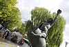 La fête aura lieu tout autour de la statue dédiée à Bacchus.