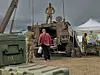 Les visiteurs peuvent découvrir des engins et du matériel de l’armée, à la FIM.