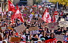 Après les grosses manifestations de mardi, l'intensité de la mobilisation a légèrement baissé en Lorraine mercredi.