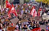 Après les grosses manifestations de mardi, l'intensité de la mobilisation a légèrement baissé en Lorraine mercredi.