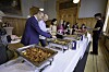 De nombreux plats traditionnels étaient proposés au public.