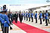 Le président du Myanmar, Min Aung Hlaing, à son arrivée à Bangkok, ce jeudi.