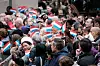 Des milliers de personnes avaient suivi la visite du pape François à Luxembourg.
