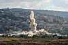 Israël a effectué des frappes au sud du Liban, ici dans le village d'Al-Mansouri.