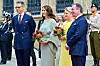 Le président et son épouse ont été accueillis à Luxembourg par le couple grand-ducal.