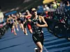 Après avoir été retardée par une chute à vélo, Linda Krombach a réalisé une belle course à pied pour remonter à la 15e place.