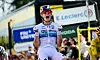 Demi Vollering exulte après sa victoire lors de la 5e étape.