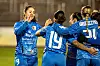 Karoline Kohr (à gauche) a scellé la qualification hesperangeoise en fin de match.