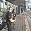 L’opération était notamment axée sur le trafic du tramway entre la gare centrale et la place de l’Étoile. (Photo police grand-ducale)