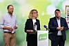 François Benoy, Joëlle Welfring et Meris Sehovic exigent des plans concrets et une politique climatique transversale.
